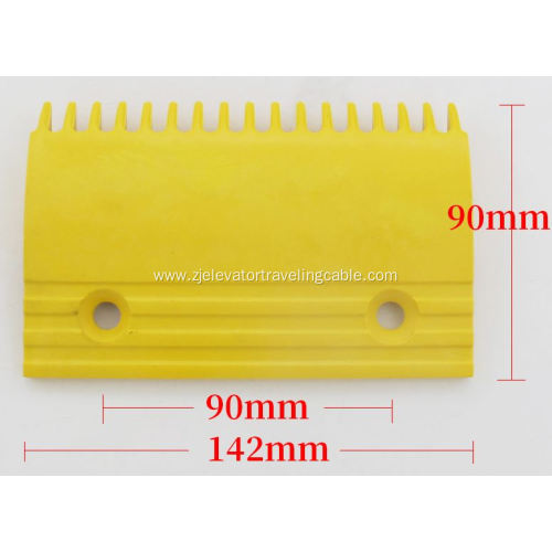 19 Teeth Yellow Comb Plate for Hitachi Escalators